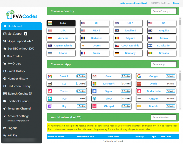 PVA-Codes