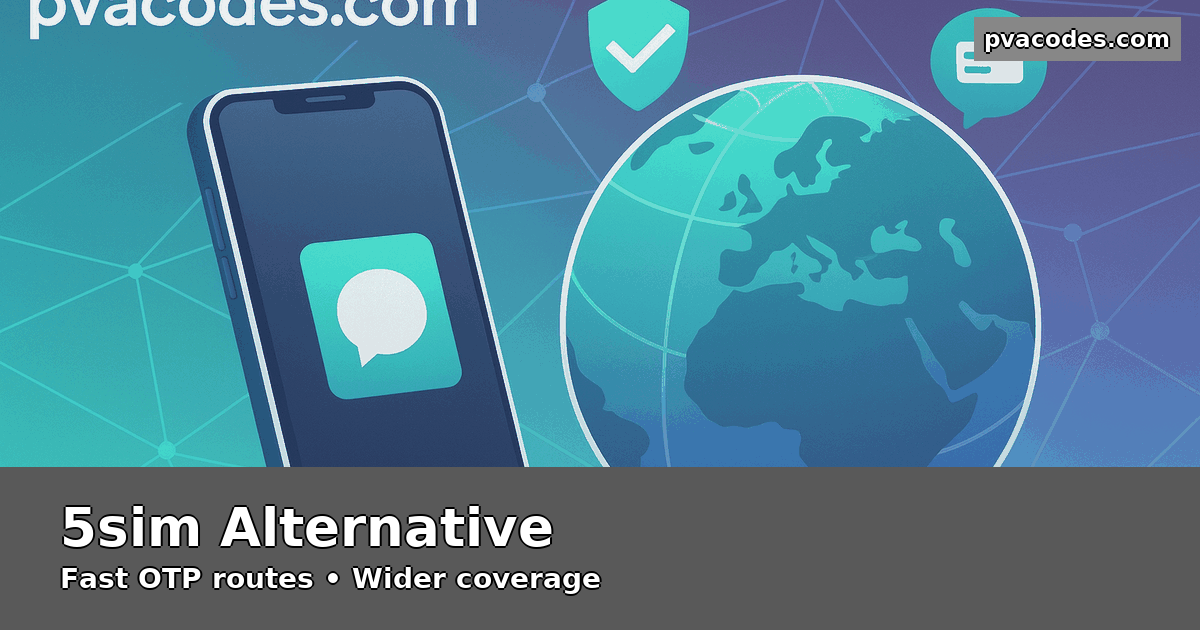 5sim Alternative – Cheap Virtual Numbers