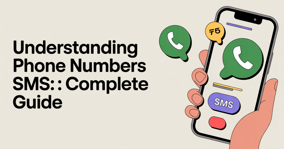 Understanding Phone Numbers SMS: A Complete Guide