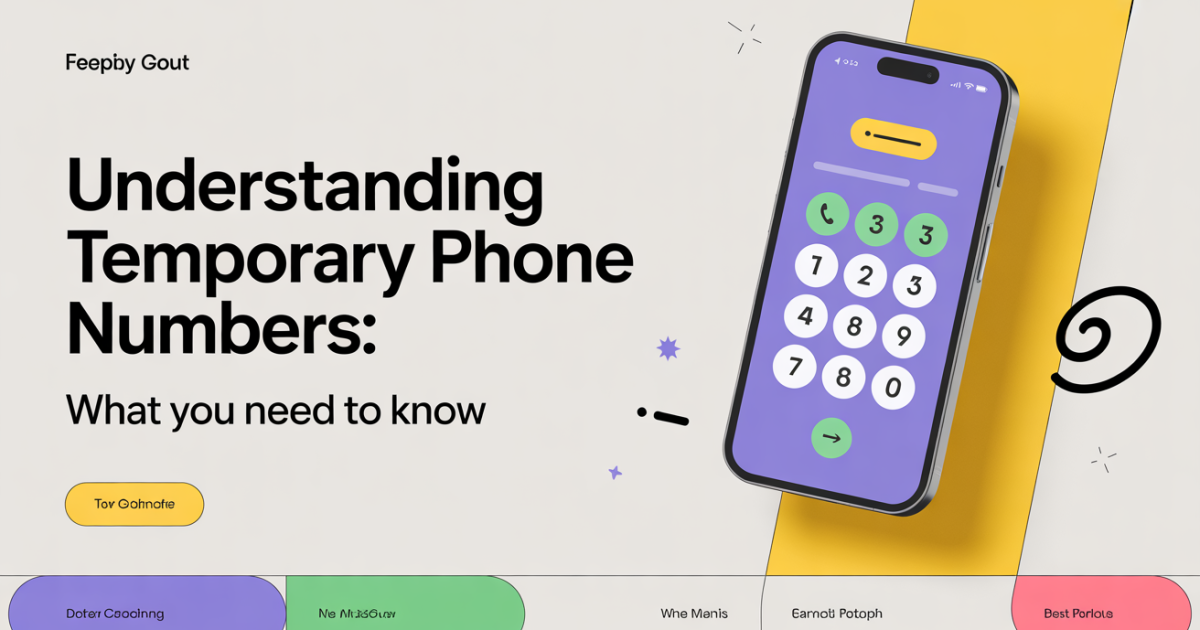 Understanding Temporary Phone Numbers: What You Need to Know