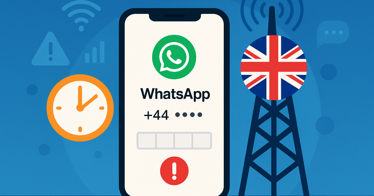 WhatsApp United Kingdom Verification Code Delayed: Network Congestion, Carrier Issues, and SMS Delivery Challenges